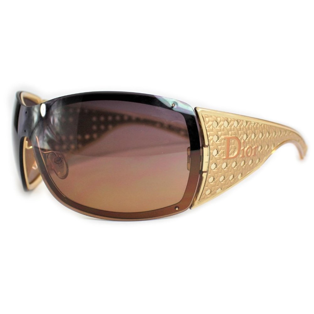 Vintage Christian Dior Quadrille Wrap Sunglasses